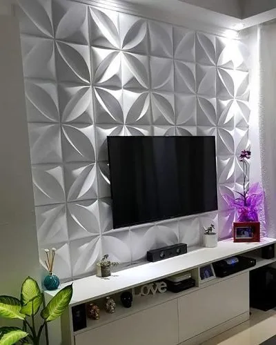 Parede 3D Floral